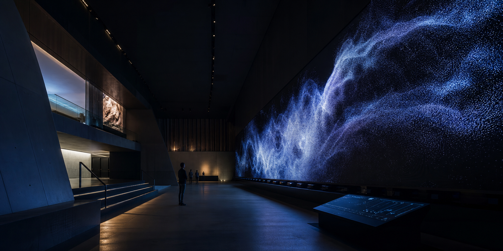 Concept of a monumental LED installation